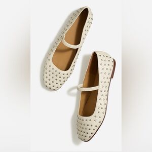 Madewell | Greta Ballet Flat in Ecru